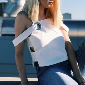 Nasty Gal Off Shoulder Crop Top